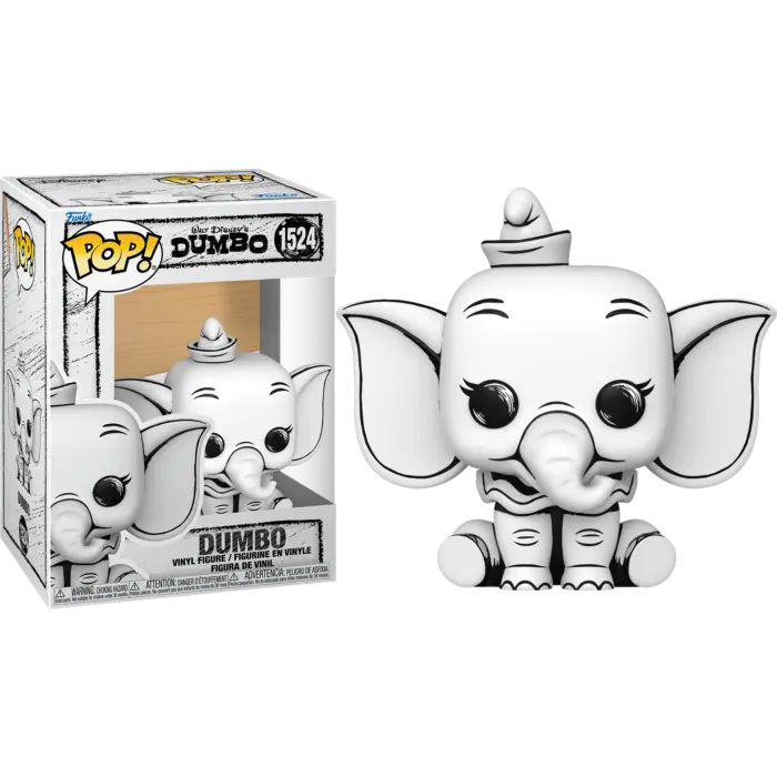 Funko Pop! Disney Sketched - Dumbo #1524 vinylfigur Braspill AS