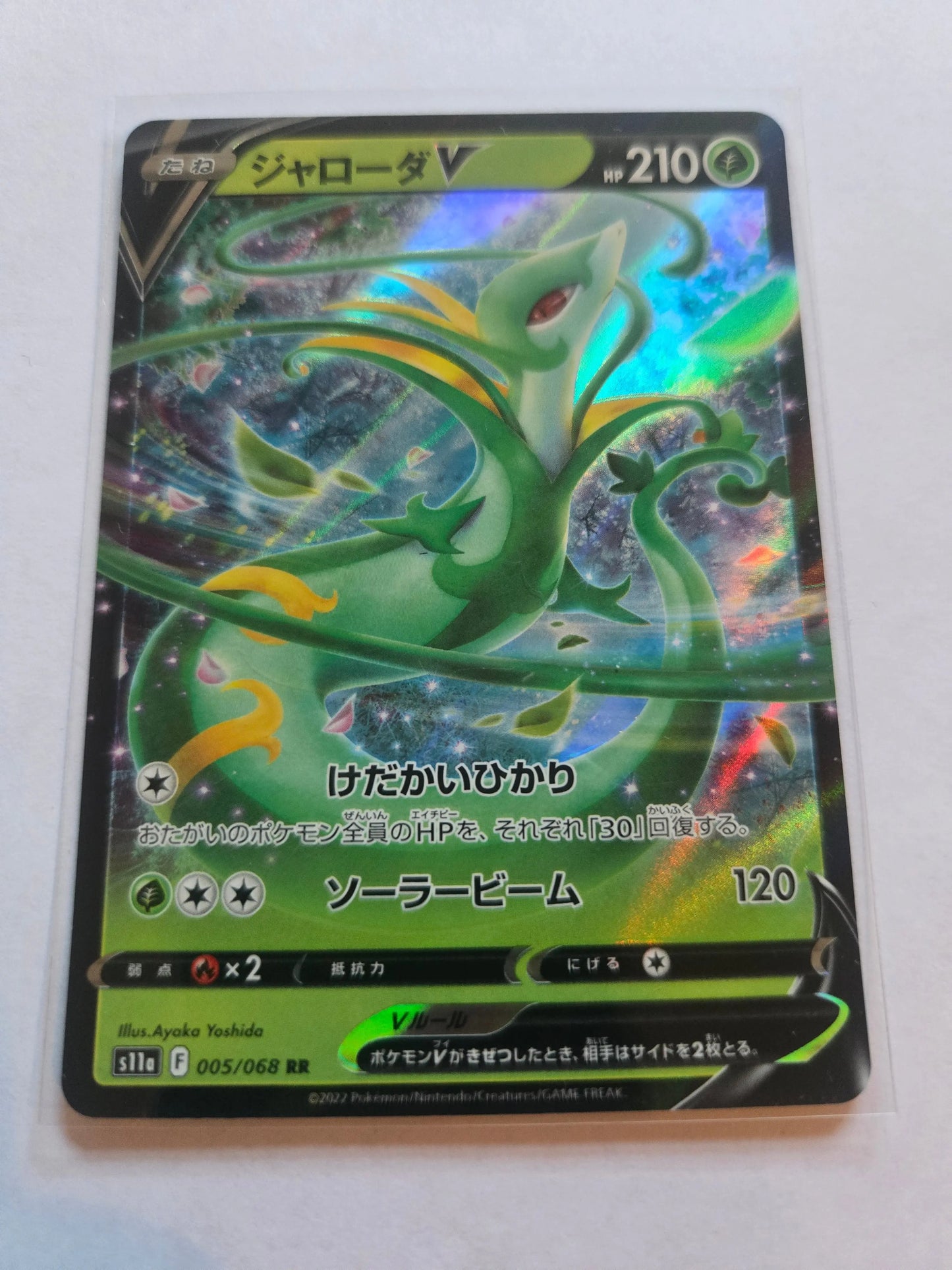 Serperior V 005/068 s11a Incandescent Arcana Double Rare Pokémon Japanese TCG NM Japanese 005/068 Braspill AS