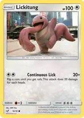 Pokemon TCG Lickitung Detective Pikachu 16/18 Holo Braspill AS