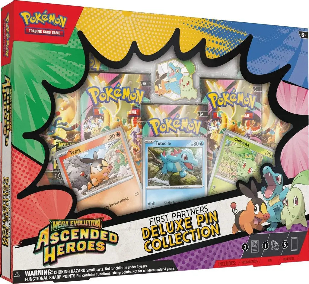 Pokemon Ascended Heroes Deluxe Pin Coll
First Partners Braspill AS