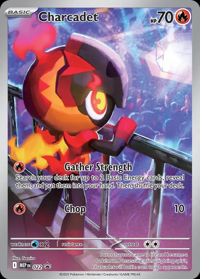 Pokemon Sealed Charcadet promo mep 022 Braspill AS