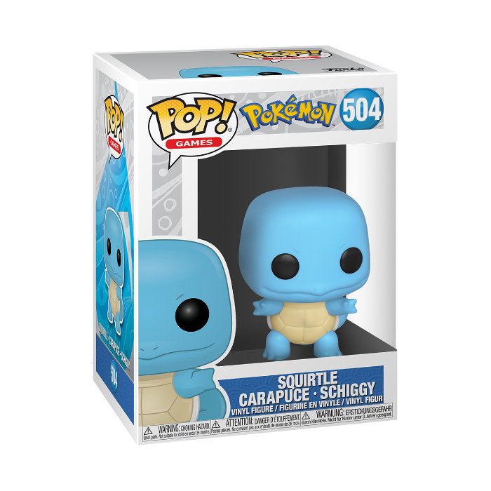 Funko POP Vinyl Pokemon Squirtle 504 Braspill AS