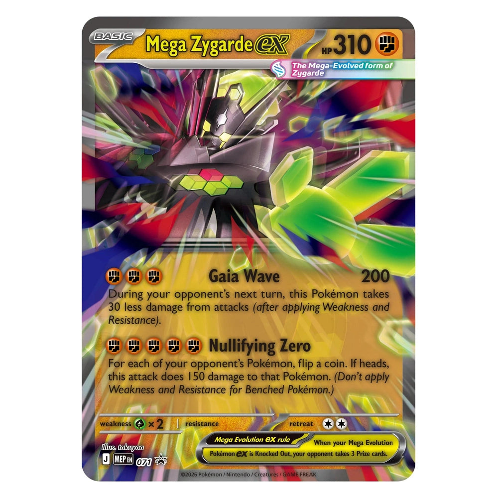 Pokemon Mega Zygarde ex Premium Collection