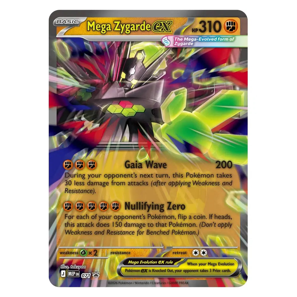 Pokemon Mega Zygarde ex Premium Collection Braspill AS