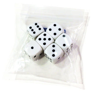 Terninger i pose 12 mm 6stk