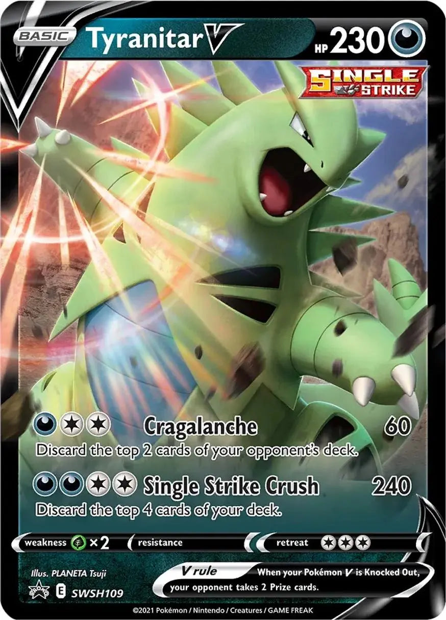 Pokemon Tyranitar SWSH 109 Braspill AS