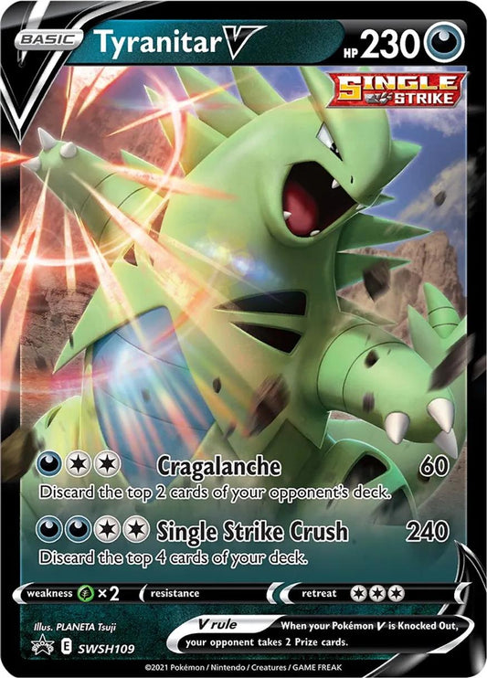 Pokemon Tyranitar SWSH 109