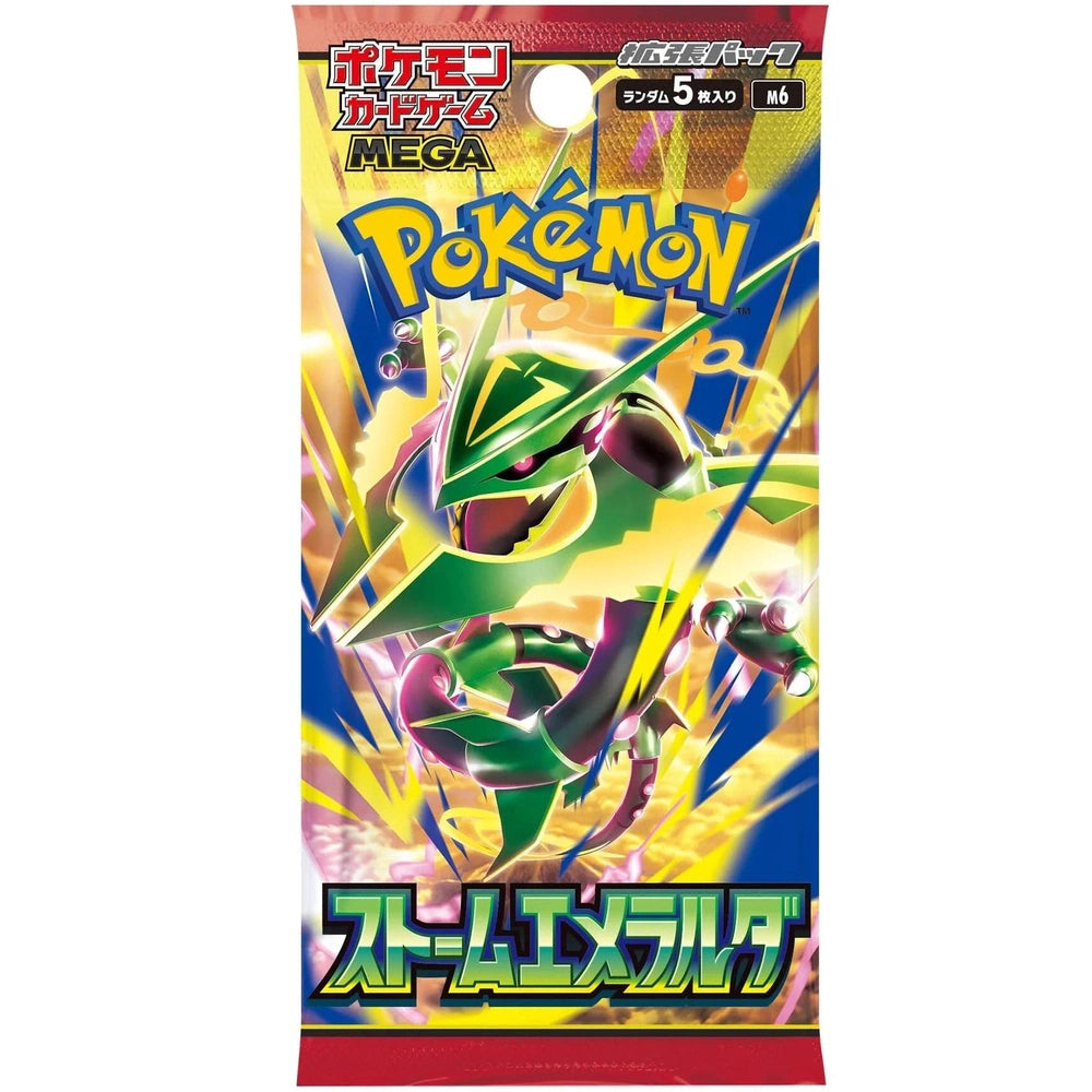 Pokemon Storm Emeralda Japansk Boosterpakke Braspill AS