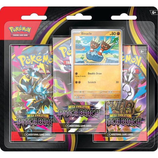 Pokemon Pitch Black 3-Pack Blister - Binacle Braspill AS