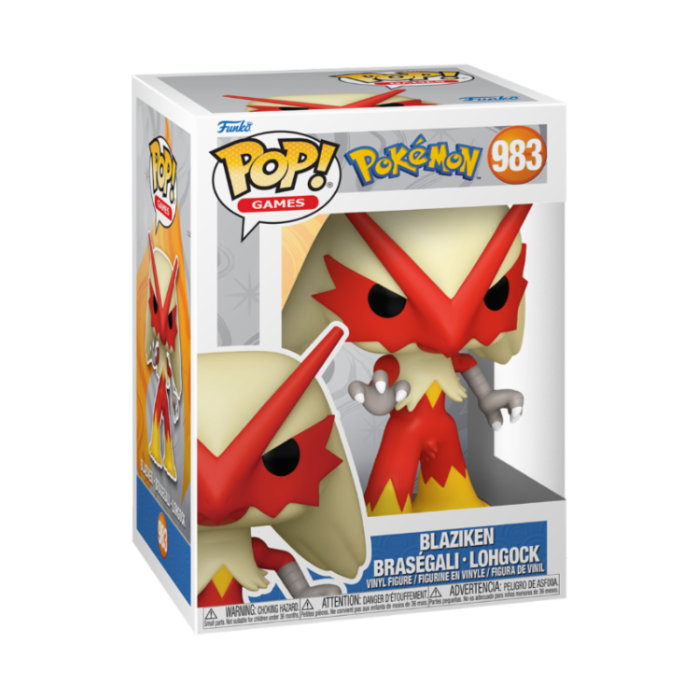Funko POP Vinyl Pokemon Blaziken Braspill AS