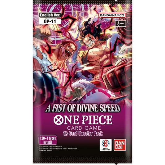 Onepiece OP11 engelsk boosterpakke A fist Of Divine Speed