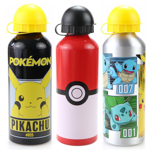 ⚡ Pokémon Drikkeflaske i Aluminium – Velg Ditt Favorittdesign!