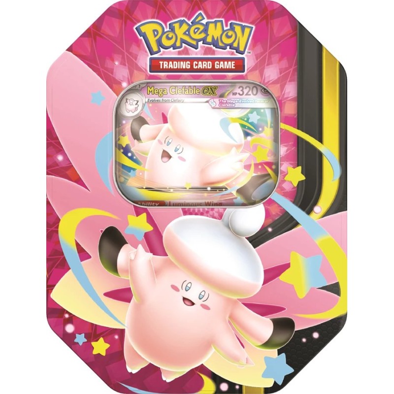 Pokemon Mega Moonlit Tin Clefable Braspill AS