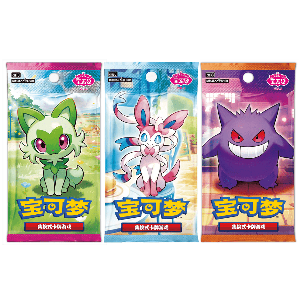 Pokemon Gem Pack Badge Set