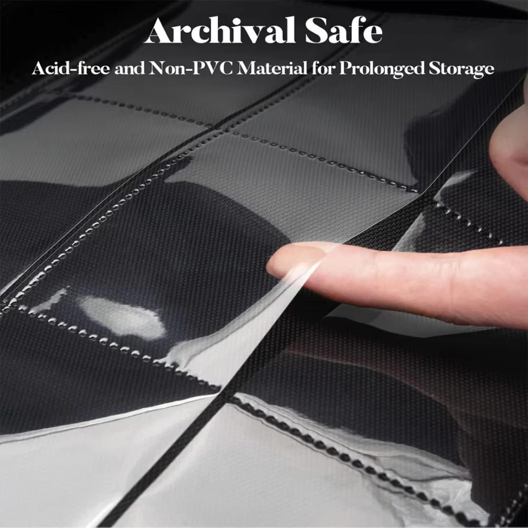 Perm 4x3 Svart med Glidelås