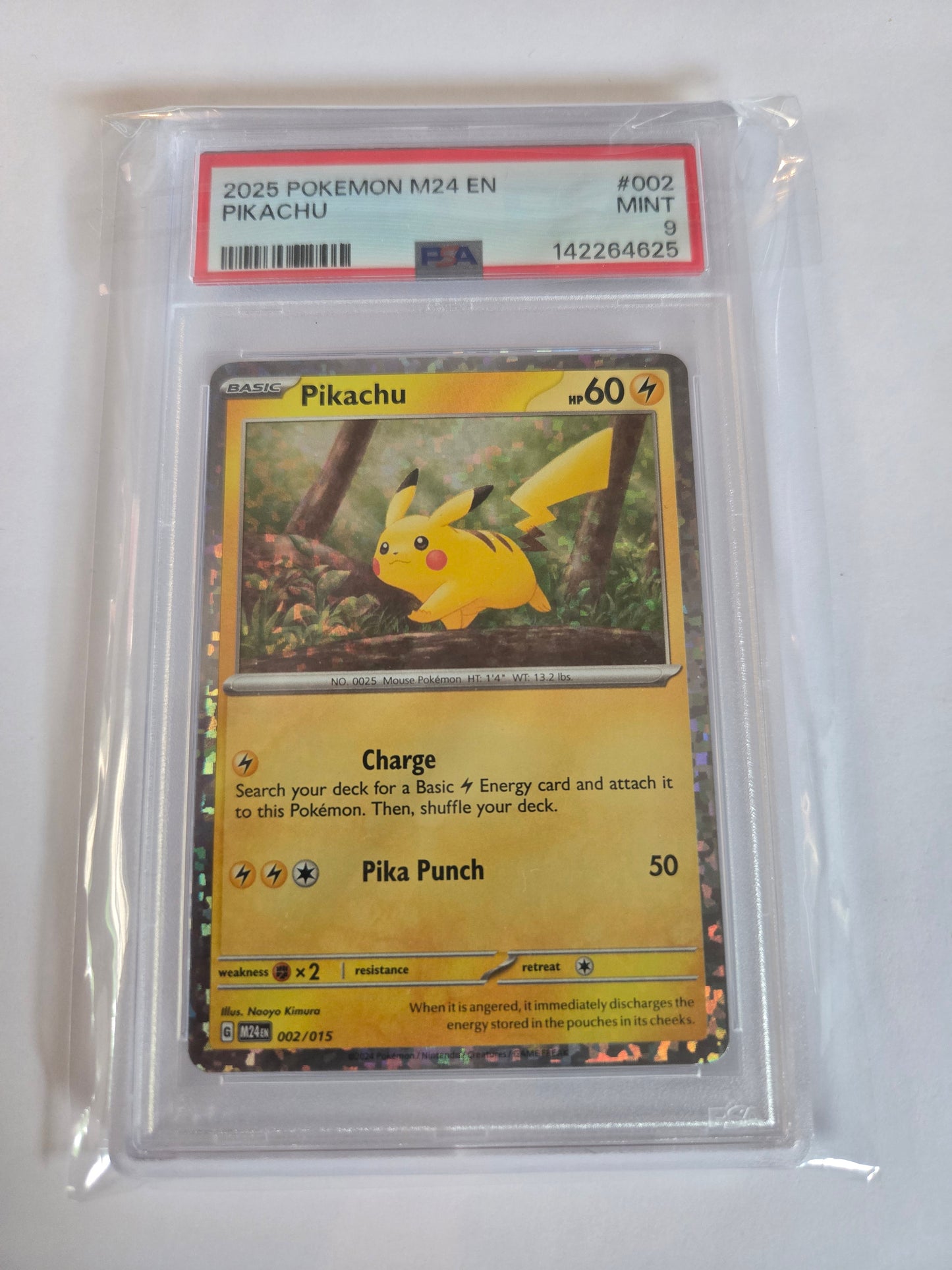 Pokemon PSA 9 McDonald's 2024 Pikachu 002