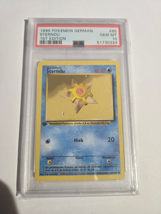 PSA 10 Sterndu #65 Tysk kort