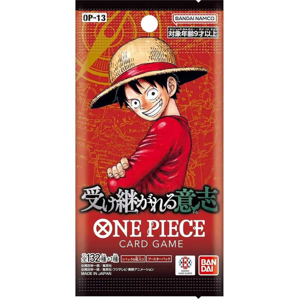 One Piece - OP-13 Carrying On His Will Japansk Booster Box Braspill AS