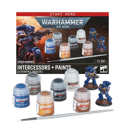 Warhammer 40K Space Marines + Paints Braspill AS