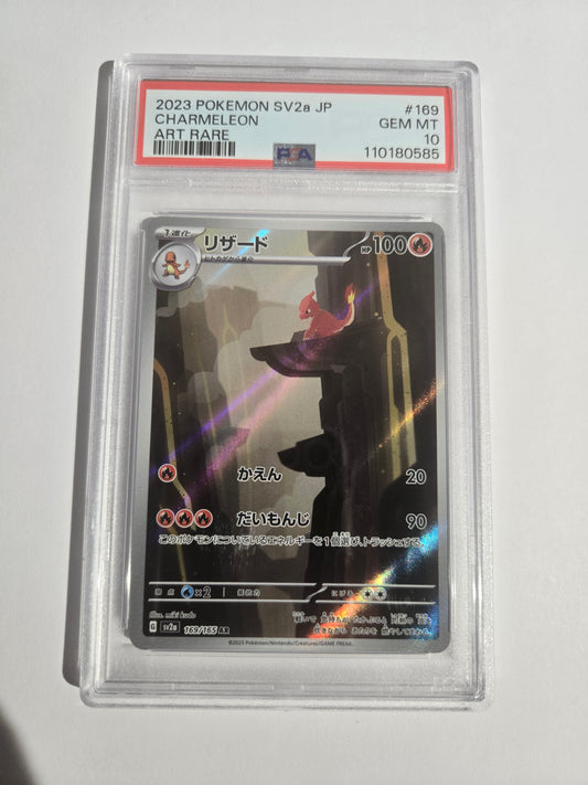 PSA 10. Charmeleon  sv2a 169 japansk