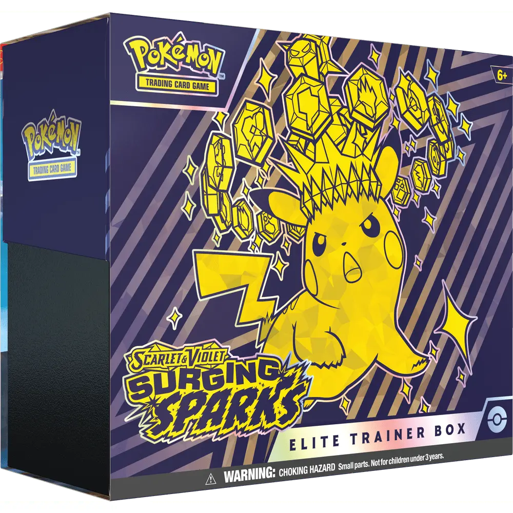 Pokemon Surging Sparks Elite Trainer Box Braspill AS