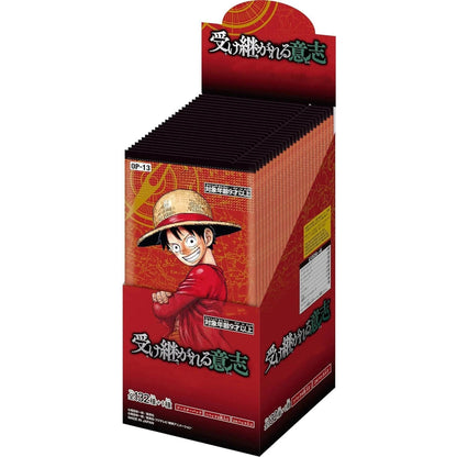 One Piece - OP-13 Carrying On His Will Japansk Booster Box Braspill AS