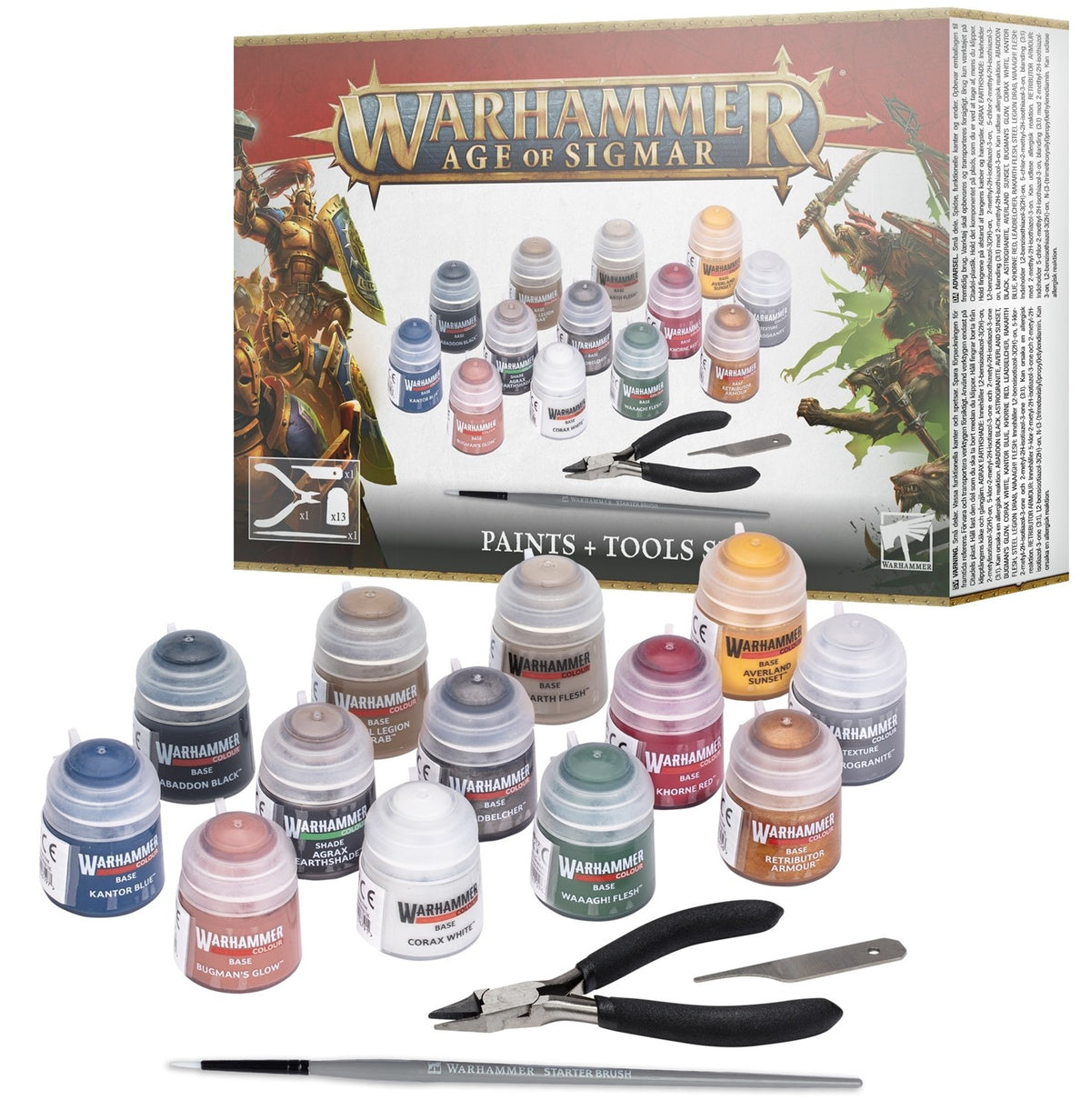 Age of Sigmar Paint + Tools Set Braspill AS
