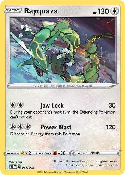 Rayquaza - M24 En #14/15 - 2024 McDonald