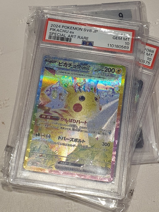 2024 POKEMON JAPANESE SV8-SUPER ELECTRIC BREAKER #132 PIKACHU EX PSA 10 #132 Braspill AS