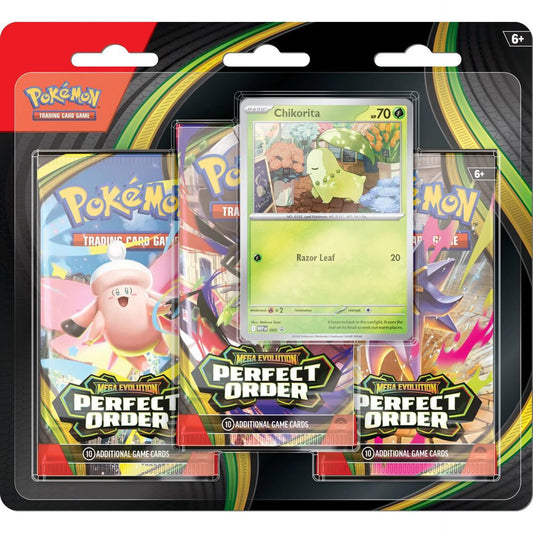 Pokemon Perfect Order 3pk Blister Chikorita Braspill AS