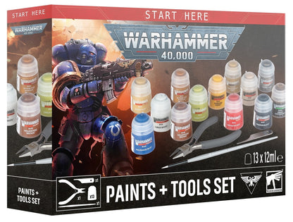 Warhammer 40K Paint + Tools Set Braspill AS