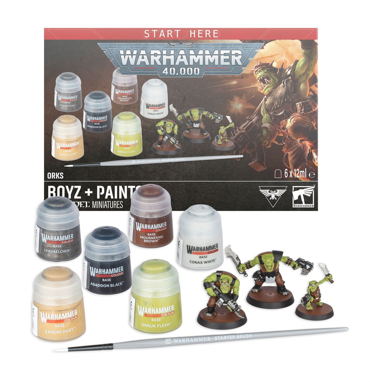 Warhammer 40K Orks + Paint Braspill AS