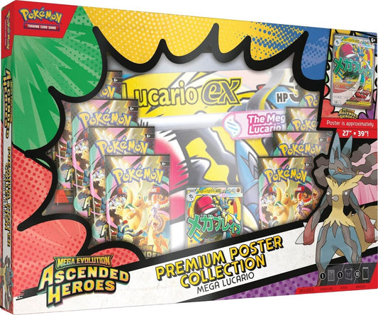Pokemon Ascended Heroes Poster Coll #1
Premium Poster Coll - Mega Lucario ex.