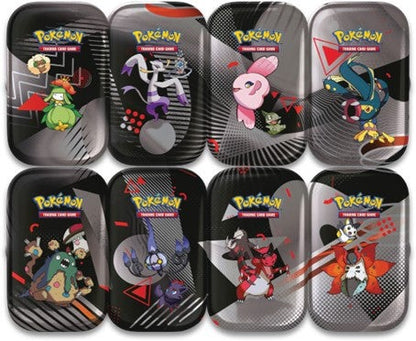 Pokemon SV10.5 Black Bolt White Flare Mini tin - Scarlet & Violet