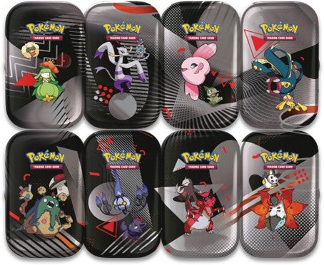 Pokemon SV10.5 Black Bolt White Flare Mini tin - Scarlet & Violet