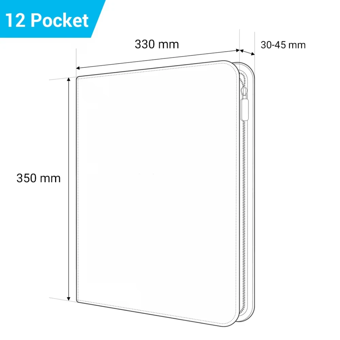 Perm 4x3 Svart med Glidelås