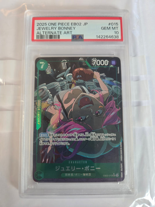 One Piece PSA 10 JP Jewelry Bonney EB02-015