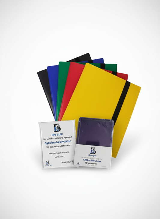 Samleperm 3x3, Sleeves og Toploadere